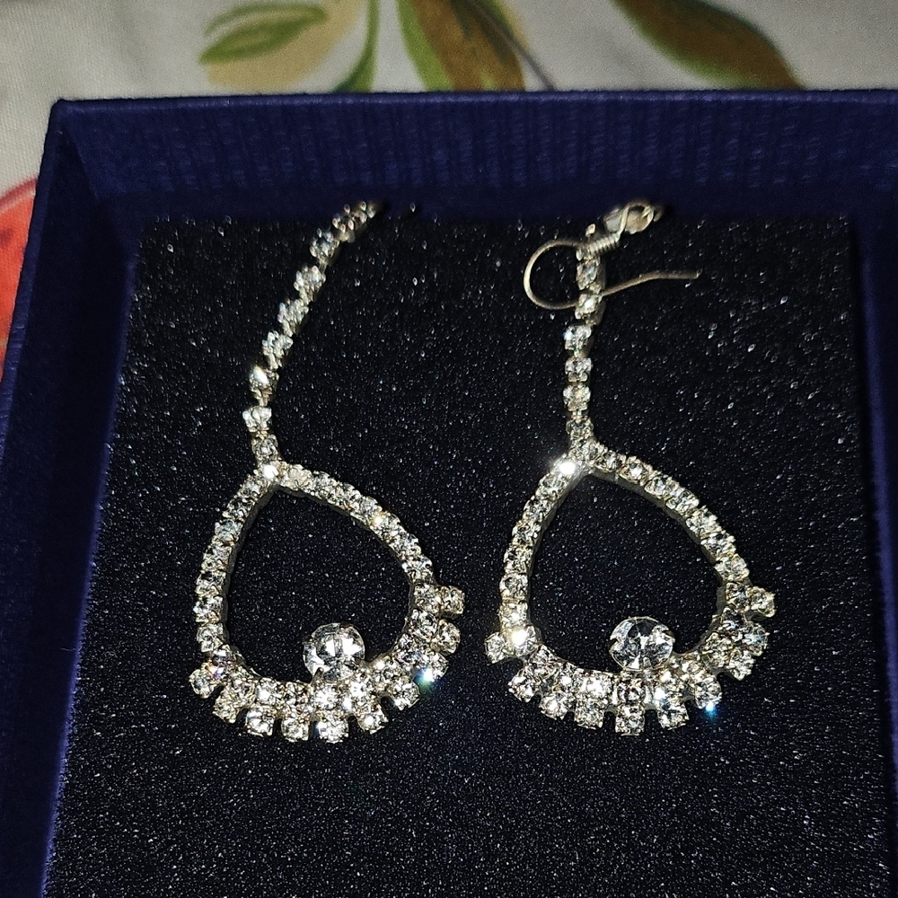 Elegant Silver Drop Earrings